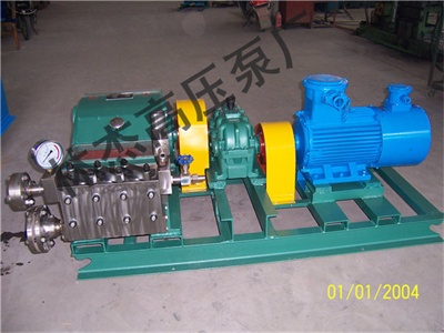 減(jian)速機傳動高(gao)壓泵